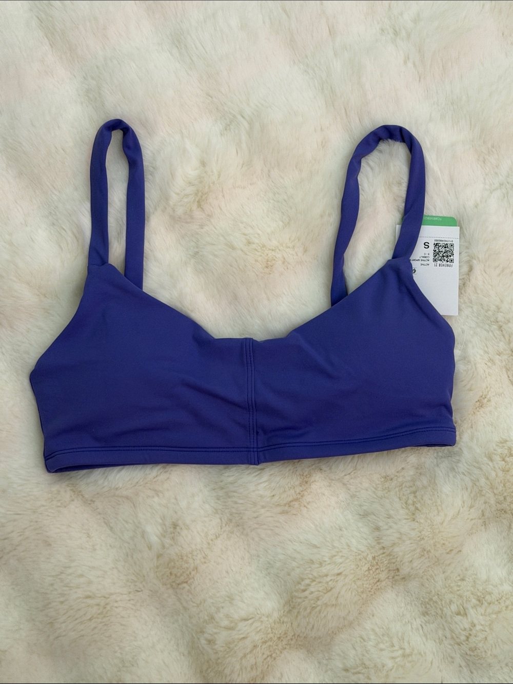Forever 21 Purple Stretch Sports Bralette